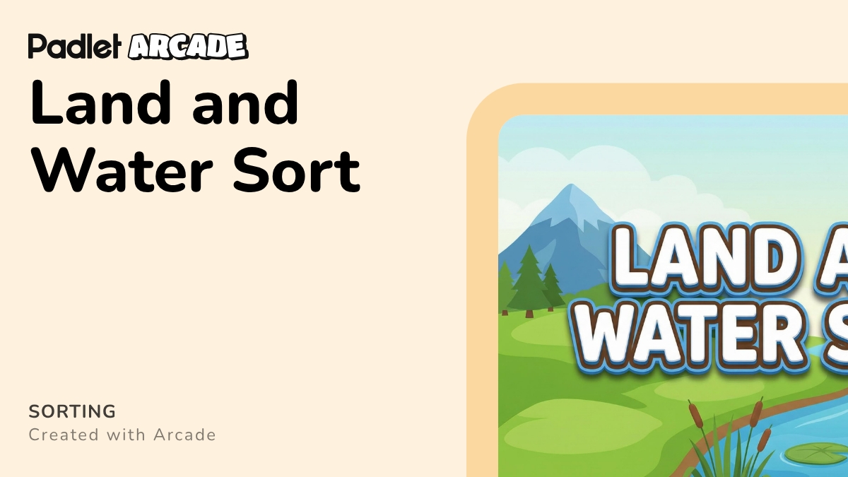 Land and Water Sort | Arcade
