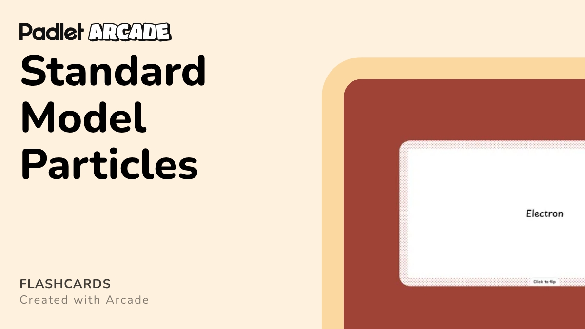 Standard Model Particles | Arcade