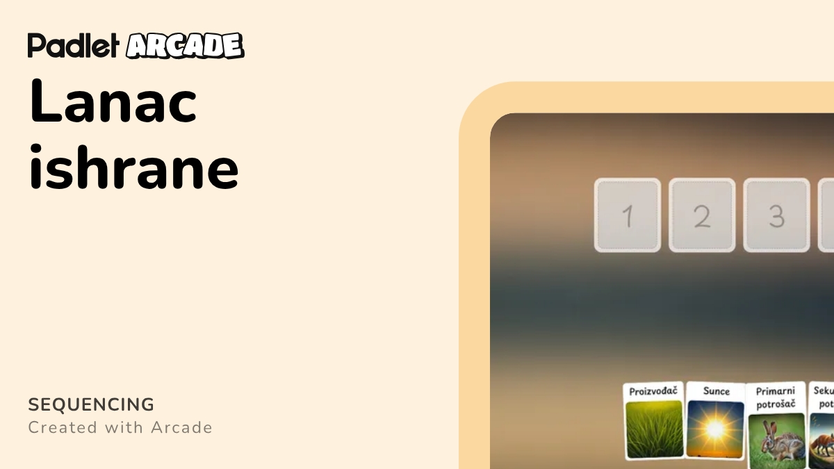 Lanac ishrane | Arcade