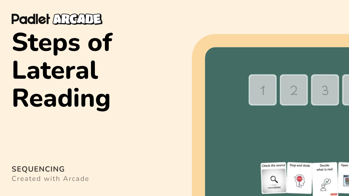 Steps of Lateral Reading | Arcade