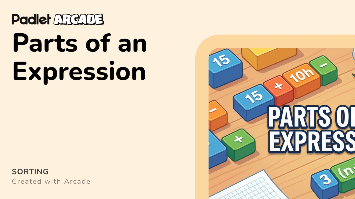 Parts of an Expression | Arcade