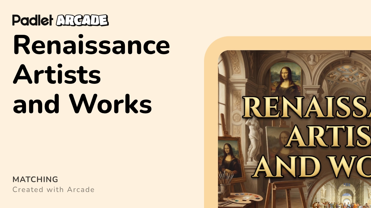 Renaissance Artists and Works | Arcade