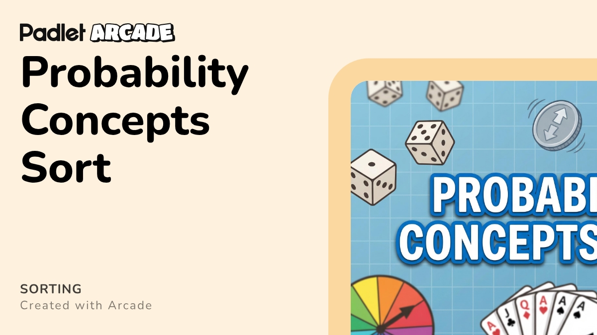 Probability Concepts Sort | Arcade