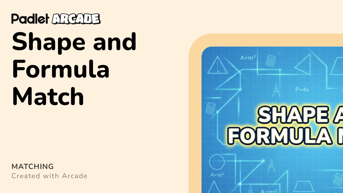 Shape and Formula Match | Arcade