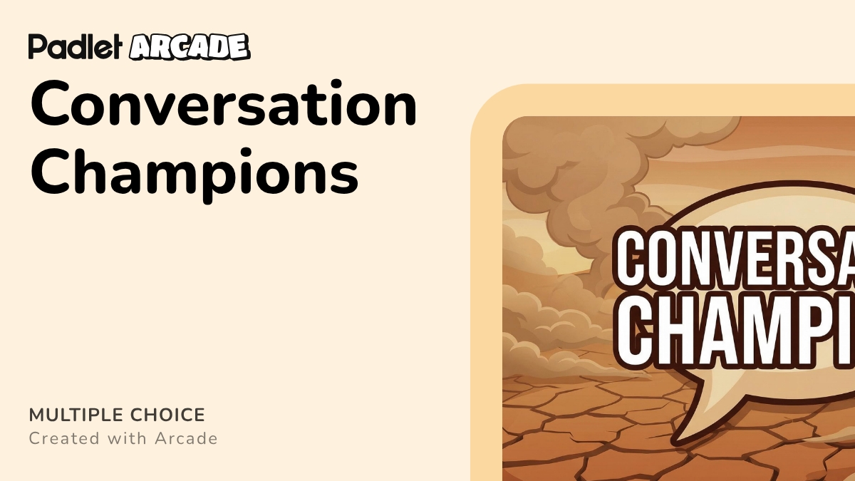 Conversation Champions | Arcade