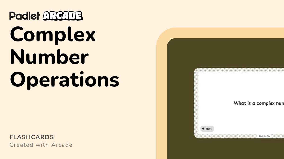 Complex Number Operations | Arcade