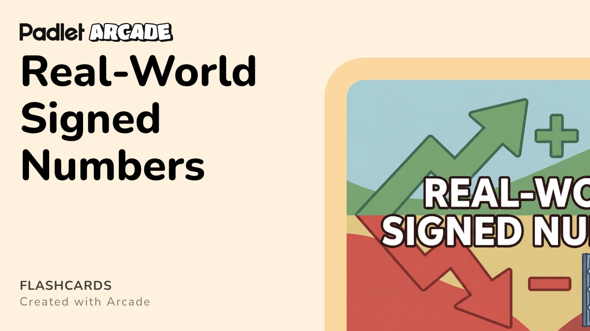 Real-World Signed Numbers | Arcade