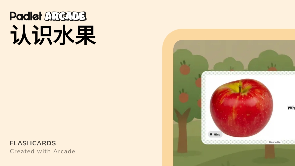 Learn Fruits | Arcade