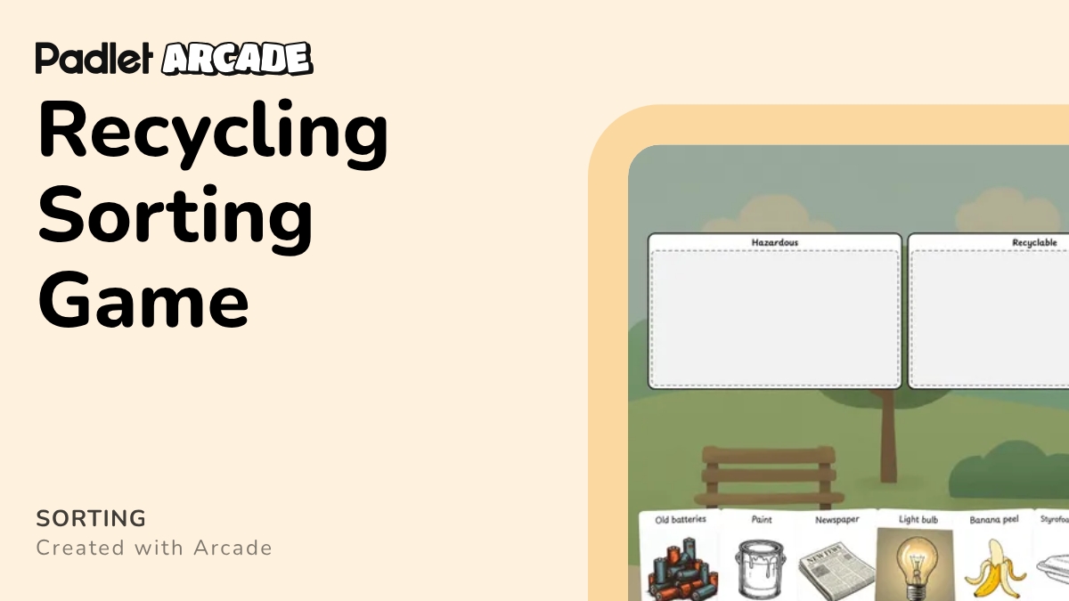 Recycling Sorting Game | Arcade