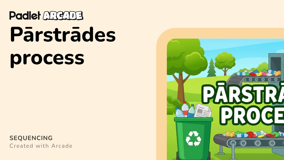 Pārstrādes process | Arcade