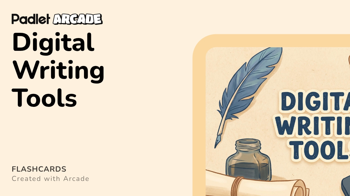 Digital Writing Tools | Arcade