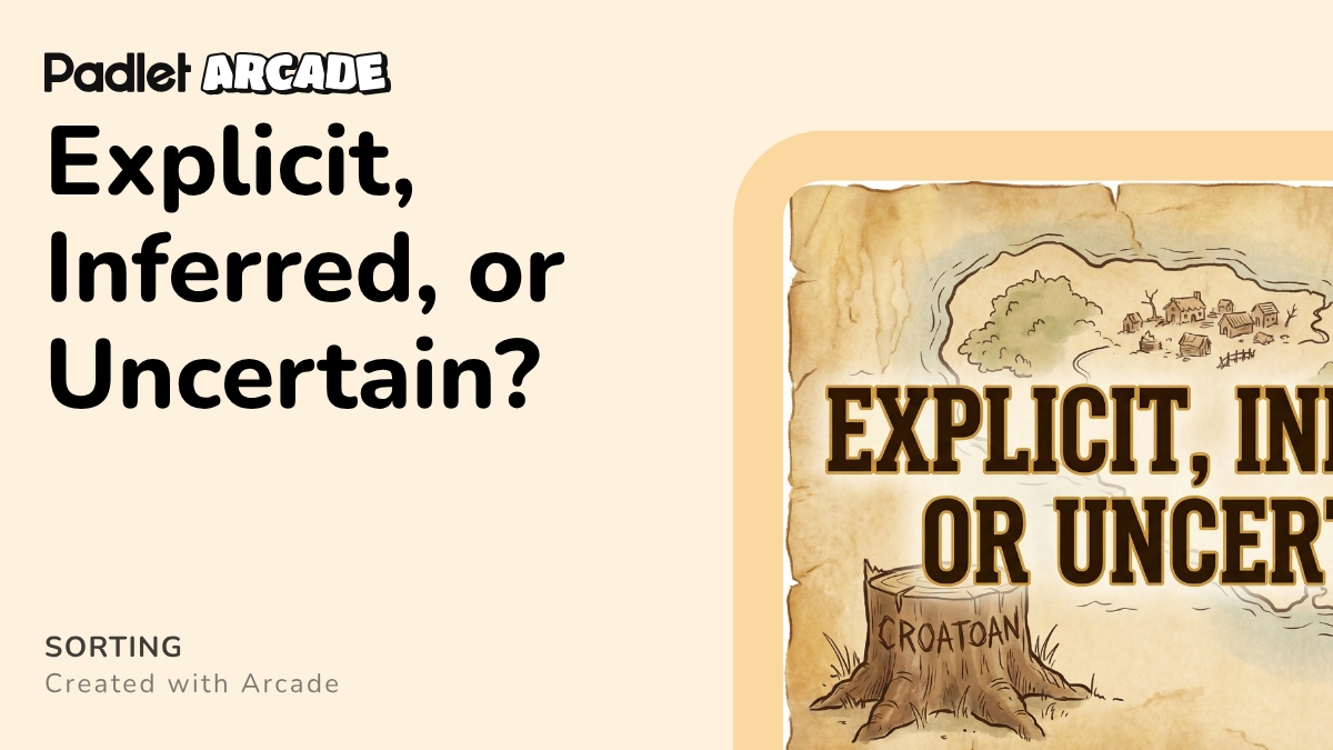 Explicit, Inferred, or Uncertain? | Arcade