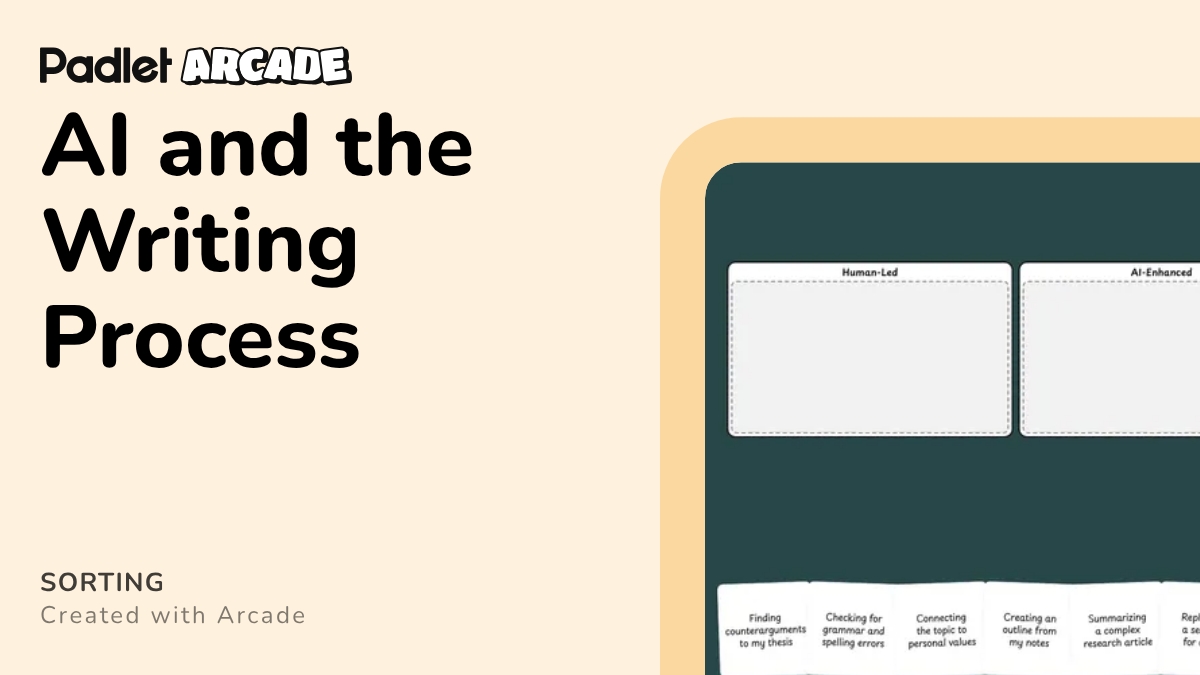 AI and the Writing Process | Arcade