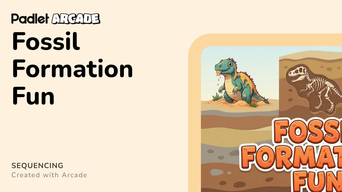 Fossil Formation Fun | Arcade
