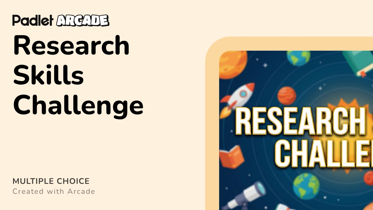 Research Skills Challenge | Arcade