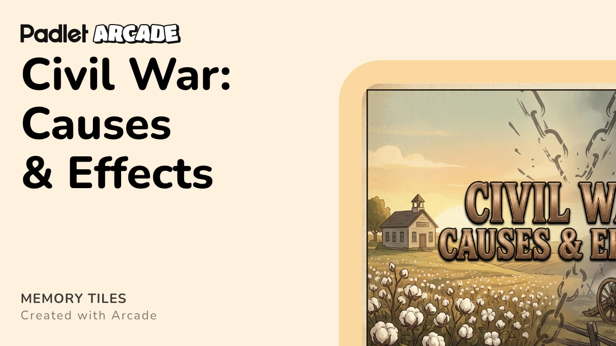 Civil War: Causes & Effects | Arcade