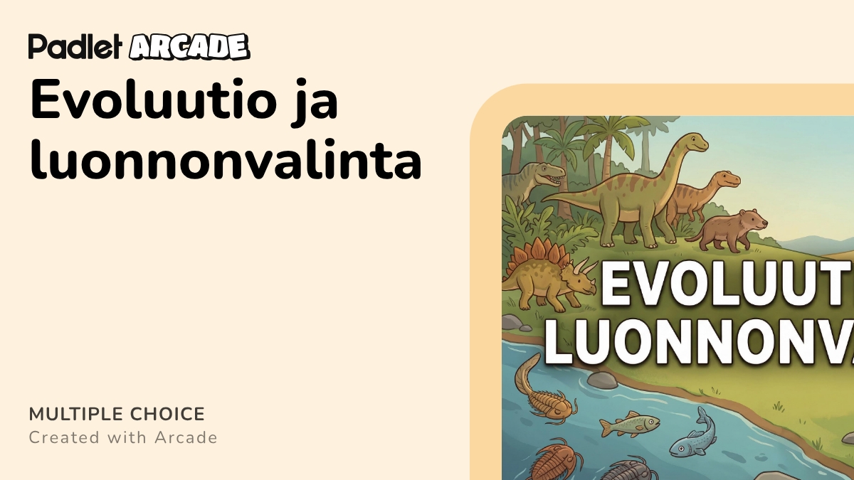 evoluutio-ja-luonnonvalinta-arcade