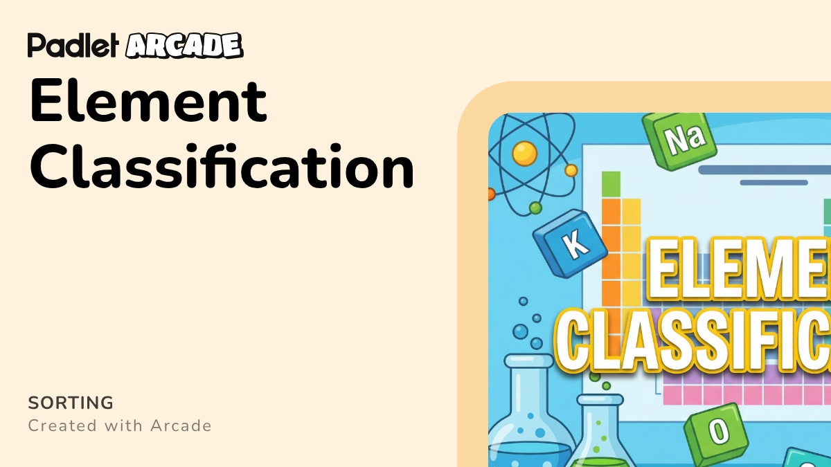 Element Classification | Arcade
