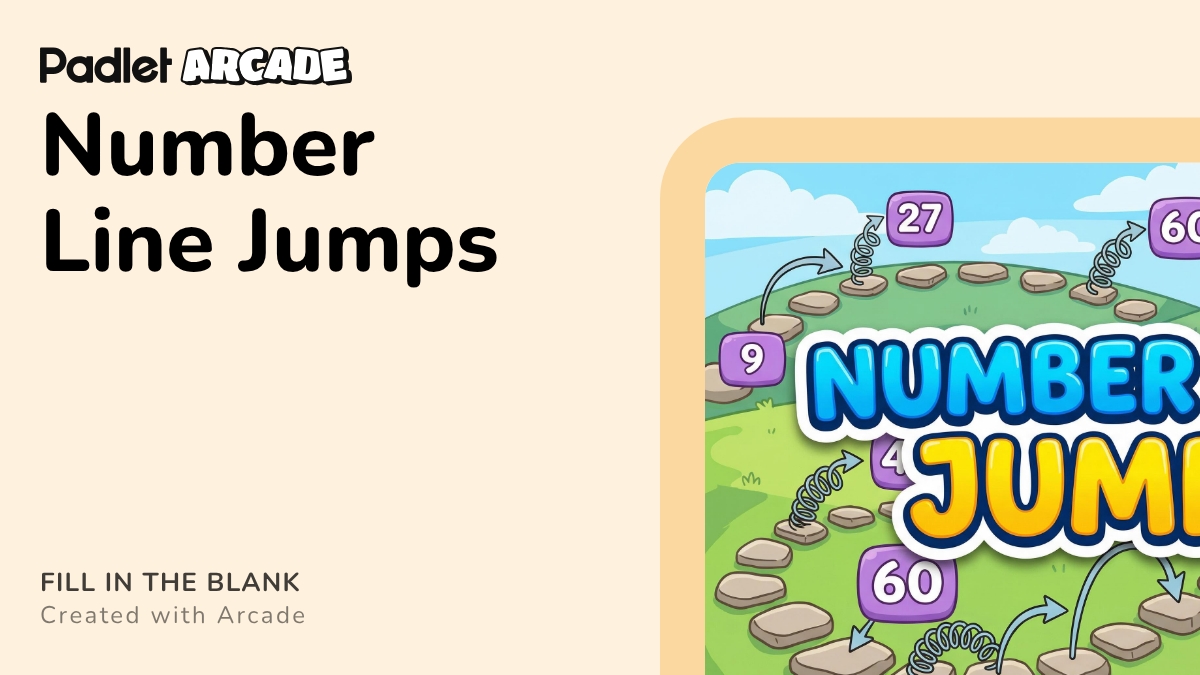 Number Line Jumps | Arcade