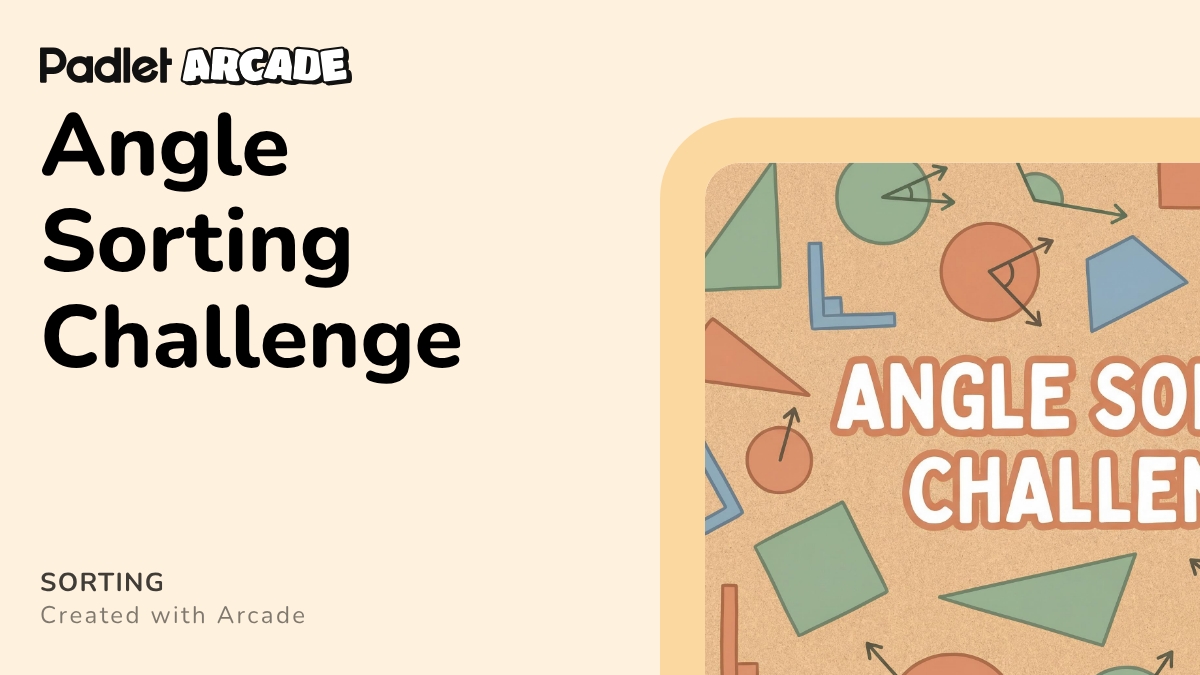 Angle Sorting Challenge | Arcade