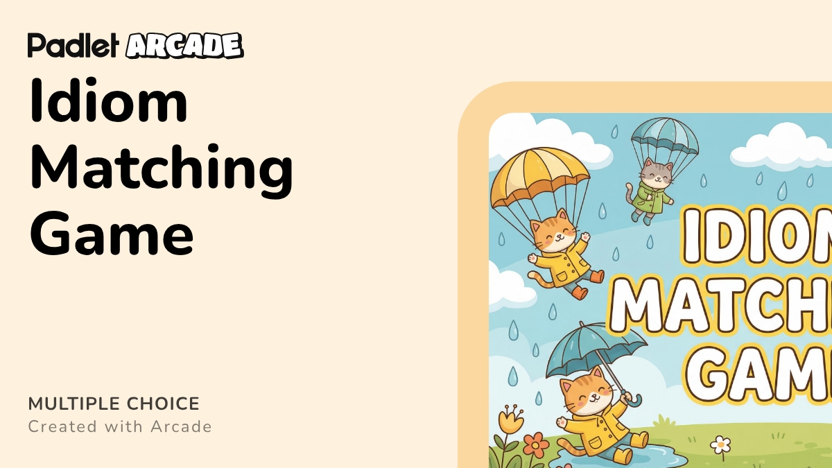 Idiom Matching Game | Arcade