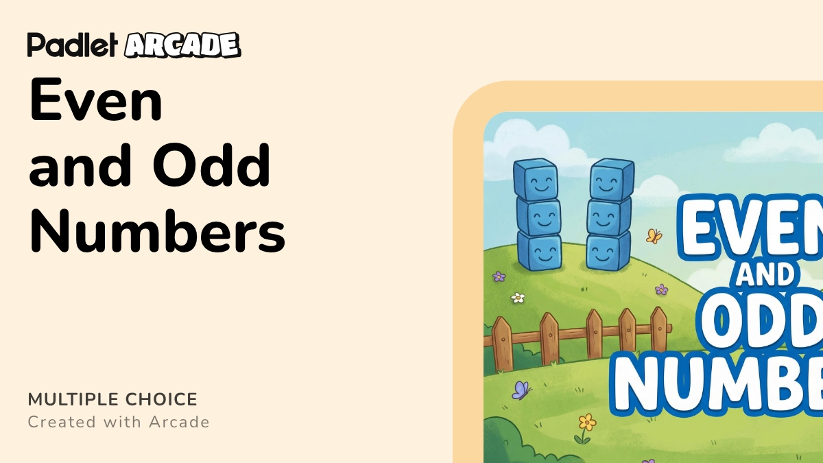 Even and Odd Numbers | Arcade