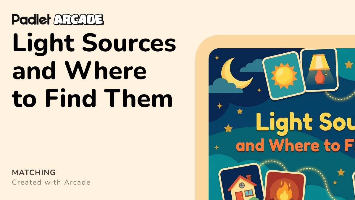 Light Sources and Where to Find Them | Arcade