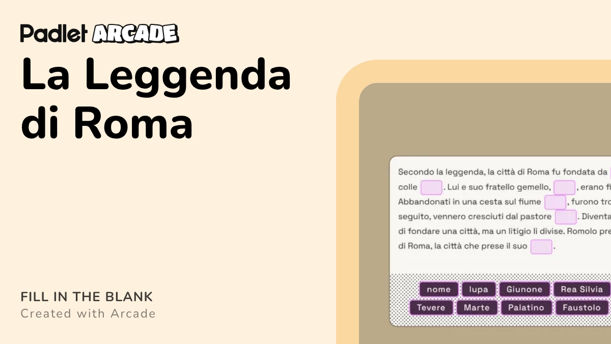 La Leggenda di Roma | Arcade