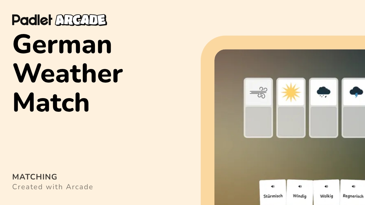 German Weather Match | Arcade