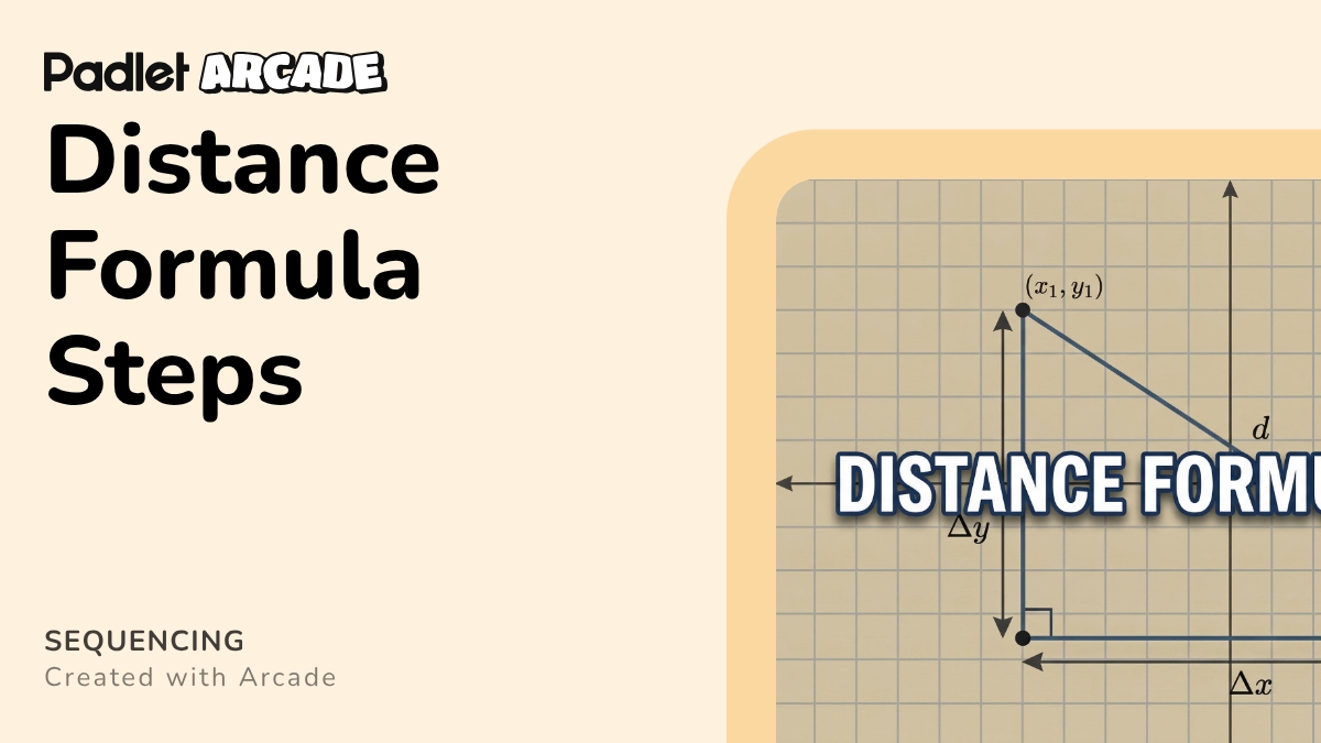 Distance Formula Steps | Arcade