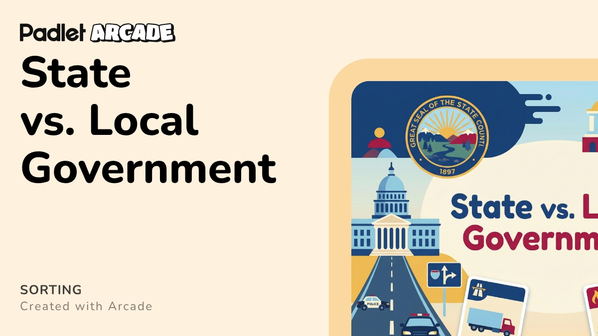 State Vs Local State vs. Local Government | Arcade