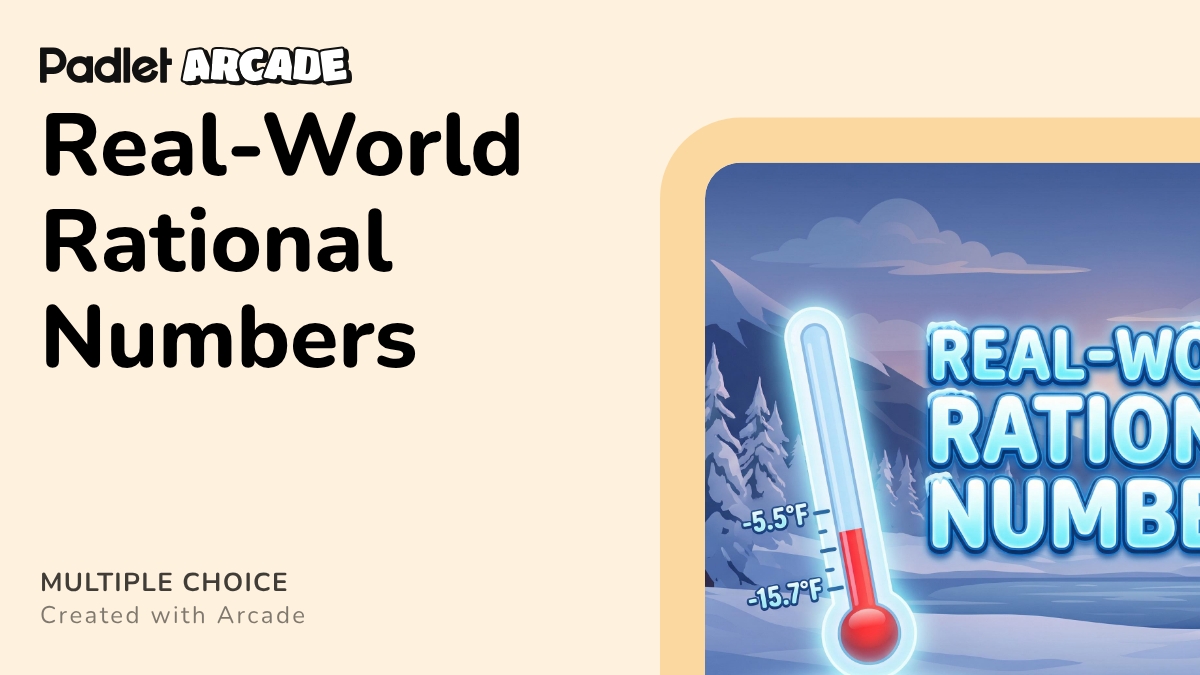 Numbers Arcade Real-World Rational Numbers | Arcade